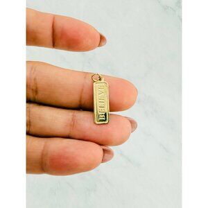 ❤️ 14k gold pendant small  ❤️ Believe